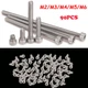 90PCS M2 M3 M4 M5 M6 Stainless Steel Allen Hexagon Bolt Socket Cap Head Screws