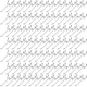 Funrous 100 Pack Peg Board Hooks Stainless Steel Pegboard Hooks Shelving Disp...