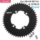 107BCD Round Chainring for MTB/Road Bike 36-52T 4 Bolts Hollow Double Chainwheel