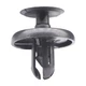 Lantee 100 Pcs Engine Under Cover Push-Type Retainer Clips One Size, Black 