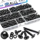 mxuteuk 230PCS #8 Self Tapping Screws,410 Stainless Steel Self Tapping Screws...