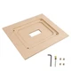  Router Table Insert Plate Template Kit &ndash; Includes MDF Routing Template, 