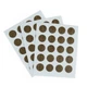 Furndiy 15mm 240 Pcs Walnut Self-Adhesive Screw Cover Caps - Screw&Nail Hole ...