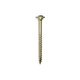 Deck Screw, 5/16 in x 3-19/64 in, Steel, Flange Round Head, Torx Drive, 500 PK