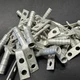 50x BURNDY YAZV4C-2TC14FX 45&deg; Copper Compression Lugs 2-Hole Long Barrel