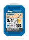 Kreg No. SML-C1-100 8 S X 1 in. L Square Zinc-Plated Pocket-Hole Screw 100 pk