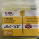 GRK Trim Head Construction Screw #8 x 1-1/2" UberGrade FIN/Trim 600 Qty T10 Torx