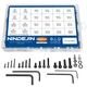 580pcs Metric Screws Assortment Kit M2 M3 M4 M5 Metric Button Head Cap Screw Bol