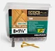 Deck Plus 48412 Wood Screws #8 X 1-5/8", Tan, 5Lb Box