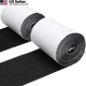 MAXECHO 4.4 Inches x 7 Feet Strong Sticky Back Heavy Duty 4.4" By 7 FT, Black 