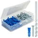 Qualihome Drywall Anchors and Screws Kit with Drill Bit &ndash; 100 Anchors & 10