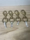 Stanley National Hardware 3172BC 1-1/4" x 4-3/4" Bolt Snap in Solid Bronze Set/4
