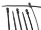 14 Inch Zip Ties - Heavy Duty - Pack of 100 Nylon Ties - Screw Mount - Black