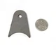 20 RADIUS WELD TABS 1/4 "HOLE 1 3/4" TUBE 1/8"  MILD STEEL LASER CUT