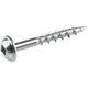 Kreg #8 x 1-1/4 In. Square Coarse Thread Maxi-Loc Head Zinc Pocket-Hole Screw