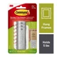 3M Command Plastic Coated White Small Picture Hanger 5 lb 3 pk #17047-3ES NEW