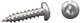 AP Products 012-PSQ500 8 X 3/4 PAN HEAD SQUARE RECESS SCREWS