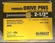DEWALT 100-Pack 2-1/2-in Galvanized Non-washered Drive Pin ACQ