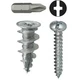 DOTTIE WDK6 Screw Anchor, 1" L, Zamac Alloy