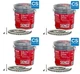 Senco 06A162P 1000 Count Duraspin Collated Screws #6 x 1-5/8" - Pack of 4