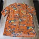Polo Ralph Lauren Swordfish Hawaiian Luau VTG Button Up SS Shirt Size L #31080