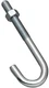 National Hardware N232-975 2195BC J Bolt in Zinc plated,1/2" x 6"