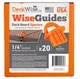 Deckwise Deck Board Spacers, 1/4" Gap Spacing, 20pcs