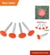 4 Pack Heavy Duty Hi-Vis Orange Survey Markers - For Lasting Property Boundaries