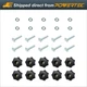 POWERTEC T-Track Knob Kit w/7-Star 5/16 Threaded Knob,Bolts,Washers-10PK (71482)