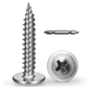 BNUOK #8 x 1 Inch Wood Screws Phillips Modified 8 x 1", Silver 0.5lb Box 