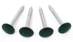 Low Profile Galvanized Survey Stakes 4 Pack Green