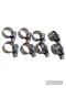 Everbilt Stainless Steel Clamps SAE Size 6, 3/8" To 7/8" Quantity Of 8