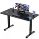 Veken 55 Inch Large Electric Standing Gaming Desk, 55&times;23.6 Inch, Cyber Black