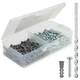 Qualihome Drywall Anchors and Screws Kit with Drill Bit &ndash; 100 Anchors & 10