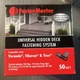 (50-Pk) FastenMaster Universal Hidden Deck Fastening System 50 Sq.Ft