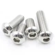 M2 M3 M4 M5 M6 Hex Socket Bolt Button Head Screws 304 Stainless Steel ISO7380