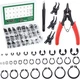 Keadic 312Pcs [M4-M28] C-clip External Retaining Rings Snap Rings Assortment Kit