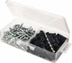 Value Collection 200 Piece, #10 to 12 Screw, Plastic & Steel Slotted/Phillips...