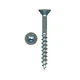 Highpoint 8 x 1-1/2  XT Square Drive WW Screws Flat Head Clear Zinc 100 pc