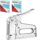 Arrow T50 Heavy Duty Staple Gun Kit with 3750 Pieces T50 1/4" 3/8", 1/2" Staples