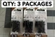 3-pack lot 10-pc National Hardware N260-124 Bearclaw drywall Hanger Screw Black