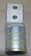 BURNDY YA44L2NT38FX, Yellow 750 Copper Compression Terminal Lug 3/8" 2 Hole