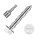 MewuDecor #8 x 3/4" White Painted Hex Washer Head Self Tapping Screws, Self P...