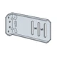 Simpson MSCB47.5-KT Medium Duty Slide Clip 4x7.5 with Screws (25 Pack)