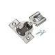 105 Degree Compact 38N Series Blumotion 1/2" Overlay Screw-On Soft-Closing Hinge