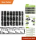 1700Pcs M2 M3 M4 M5 Hex Socket Flat Head Screws Nuts Washers Assortment Kit