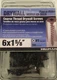 [2 Packs Of 50] Hillman  #6x1-5/8&rdquo; Coarse Thread Black Drywall Screws #41784