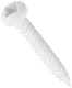 AP Products 012-PSQ500 W 8 X 1-1/4 White Pan Head Square Recess Screw - Pack of