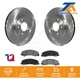 [Front] Brake Rotor And Ceramic Pad Kit For Chevrolet Impala Buick Lucerne Monte