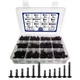 500PCS Self-Drilling Screws for Metal Sheet, 410 Stainless Steel Assortment K...